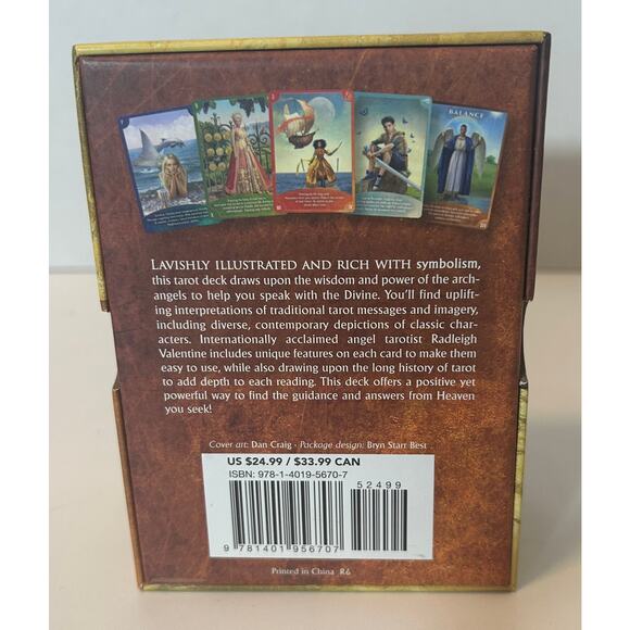Angel Wisdom Tarot Deck – 78-Card Deck & Guidebook by Radleigh Valentine - Picture 3 of 7